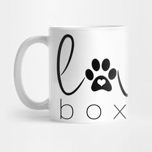 Love is a Boxer Gifts for Dog Lovers Mug